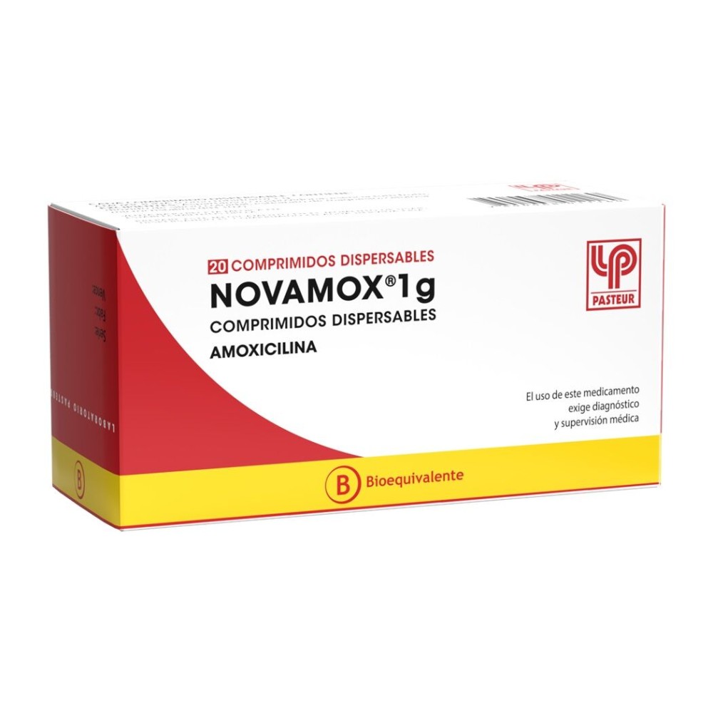 Novamox (B) Amoxicilina 1g 20 Comprimidos