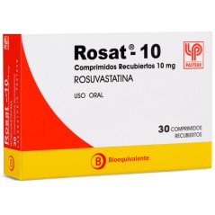 Rosat (B) Rosuvastatina 10mg 30 Comprimidos Recubiertos