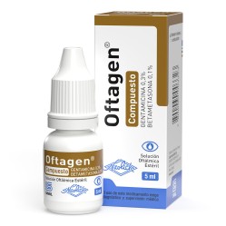 Oftagen Compuesto Gentamicina / Betametasona Solución Oftálmica 5ml