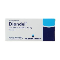 Diondel Flecainida 100mg 20 Comprimidos