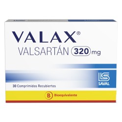 Valax (B) Valsartan 320mg 30 Comprimidos Recubiertos