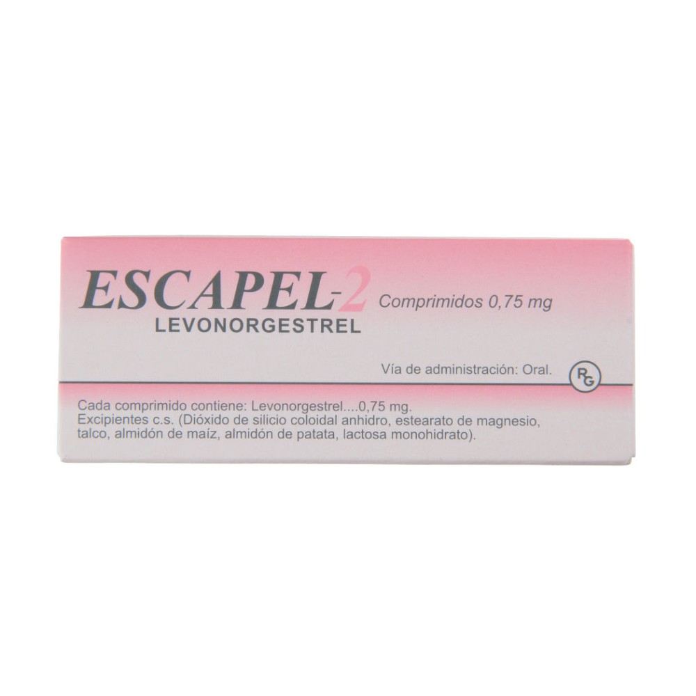 Escapel-2 (R) Levonorgestrel 0.75mg 2 Comprimidos