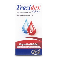 Trazidex Ofteno Tobramicina / Dexametasona Solución Oftálmica 5ml