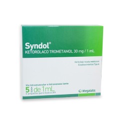 Syndol Ketorolaco 30mg Inyectable 5 Ampollas