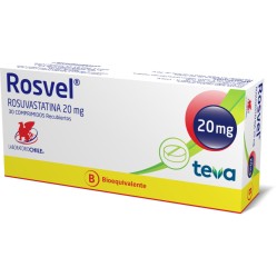 Rosvel (B) Rosuvastatina 20mg 30 Comprimidos Recubiertos