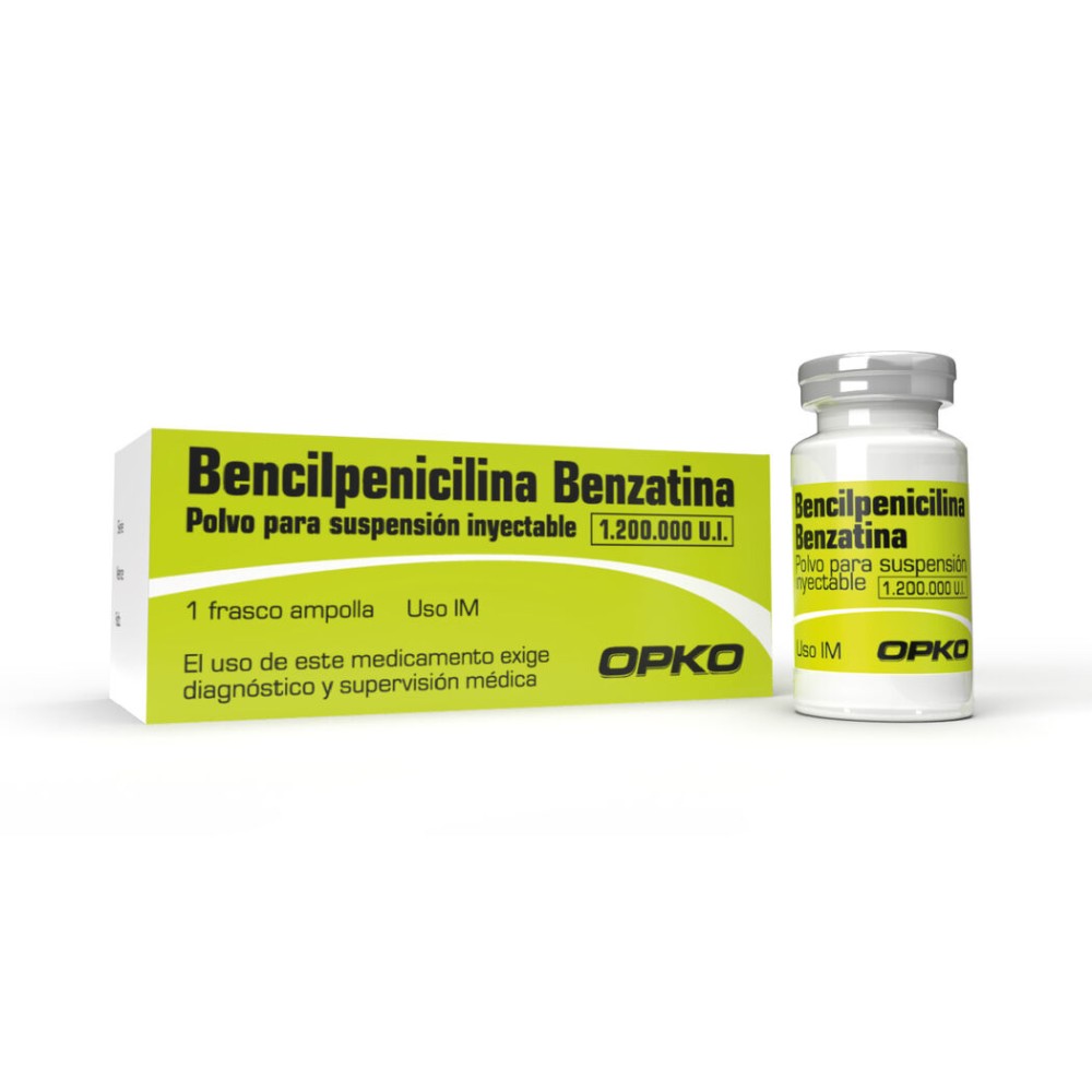 Penicilina G Benz 1200000UI Inyectable 1 Frasco-Ampolla PRECIO UN MEDIDA $21872