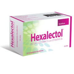 Hexalectol Ácido Glutámico / Vitamina B6 50 Comprimidos Recubiertos