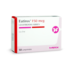 Eutirox (R) Levotiroxina 150mcg 50 Comprimidos