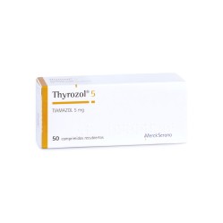Thyrozol Tiamazol 5mg 50 Comprimidos Recubiertos
