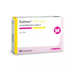 Eutirox (R) Levotiroxina 137mcg 50 Comprimidos