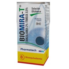 Biomira-T (B) Dorzolamida / Timolol Solución Oftálmica 5ml