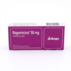 Bagomicina Minociclina 50mg 30 Comprimidos Recubiertos