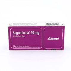 Bagomicina Minociclina 50mg 30 Comprimidos Recubiertos