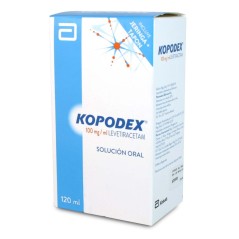 Kopodex Levetiracetam 100mg/ml Jarabe 120ml