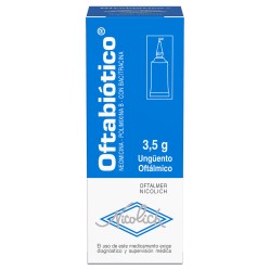 Oftabiótico Bacitracina / Neomicina / Polimixina B Ungüento Oftálmico 3.5g