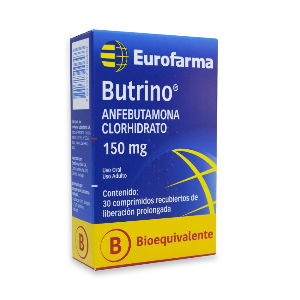 Butrino (B) 150mg x 30 Comprimidos