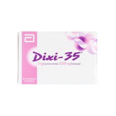 Dixi-35 Ciproterona Acetato / Etinilestradiol 21 Comprimidos Recubiertos