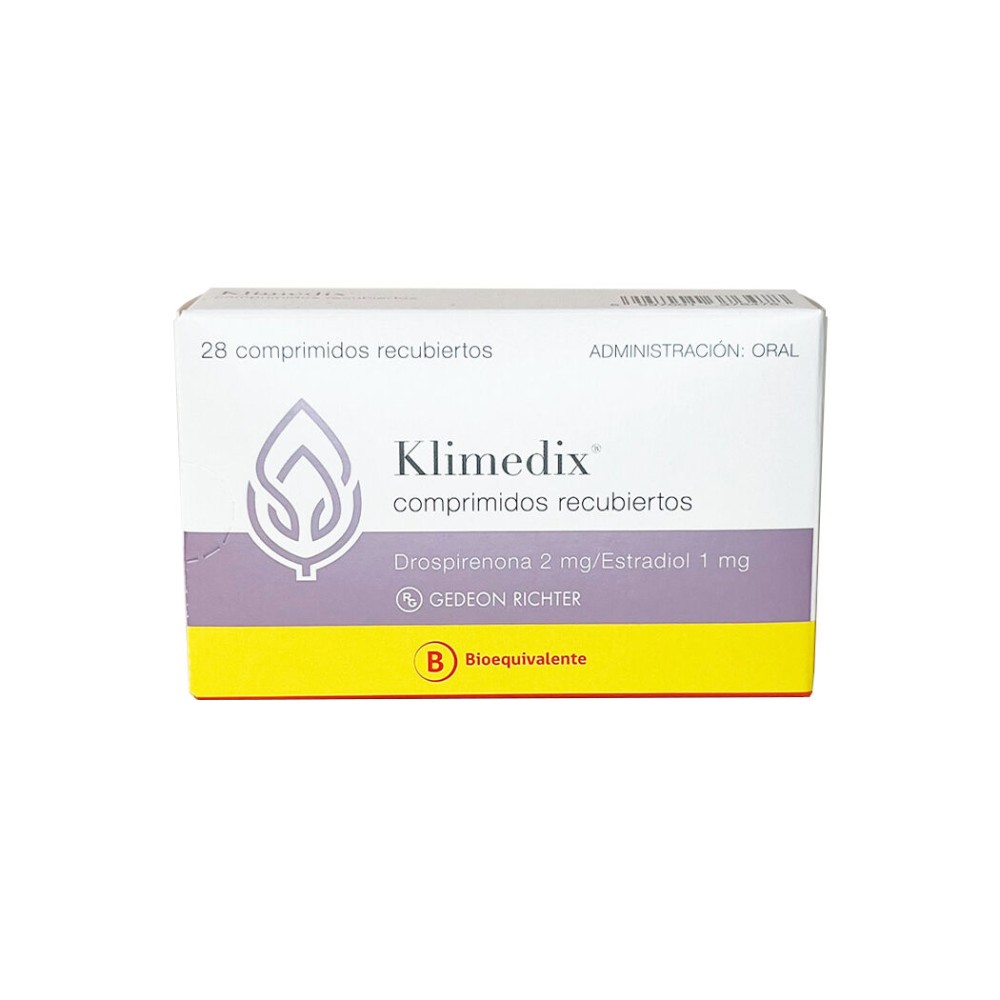 Klimedix (B) Drospirenona / Estradiol 28 Comprimidos Recubiertos