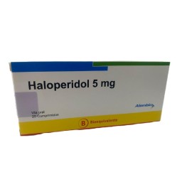 Haloperidol (B) 5mg 20 Comprimidos  PRECIO UN MEDIDA $176