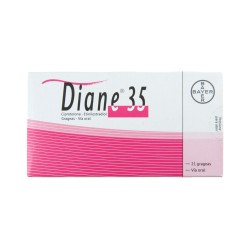 Diane 35 Ciproterona / Etinilestradiol 21 Grageas