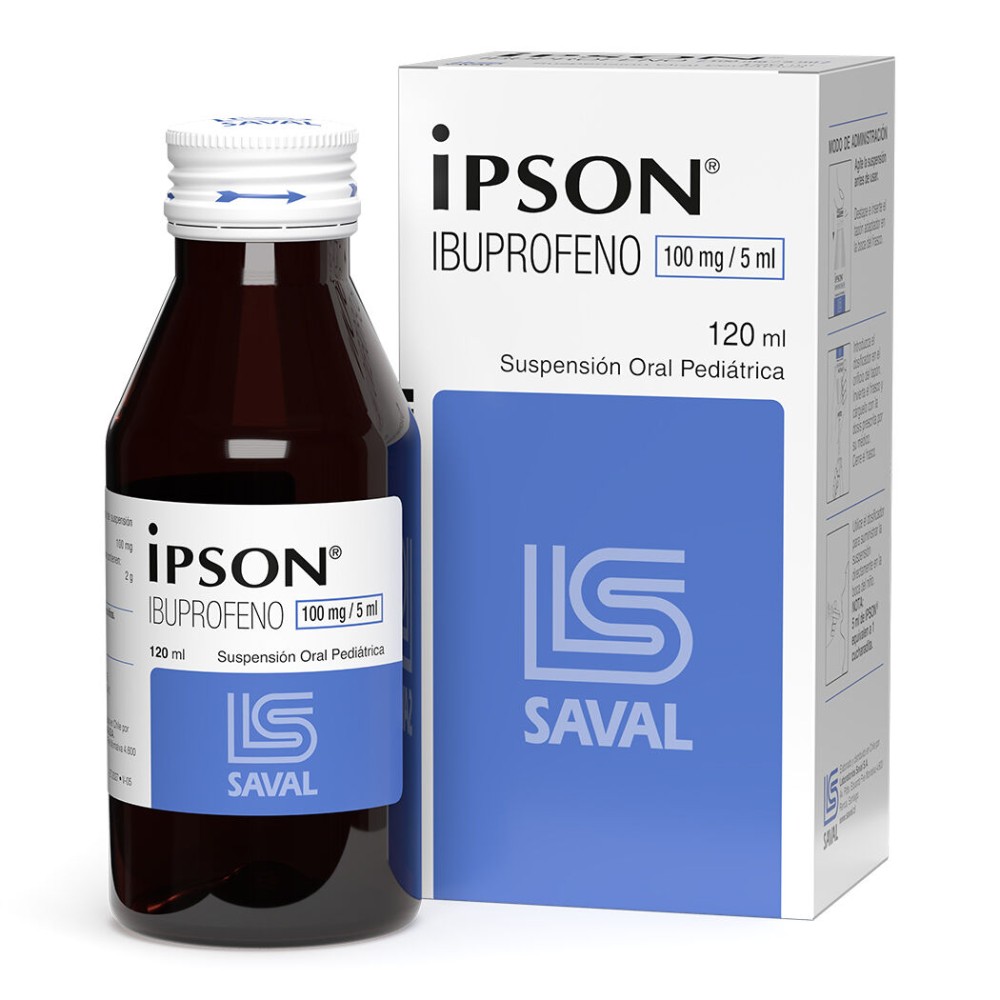 Ipson Infantil Ibuprofeno 120ml  PRECIO UN MEDIDA $4991