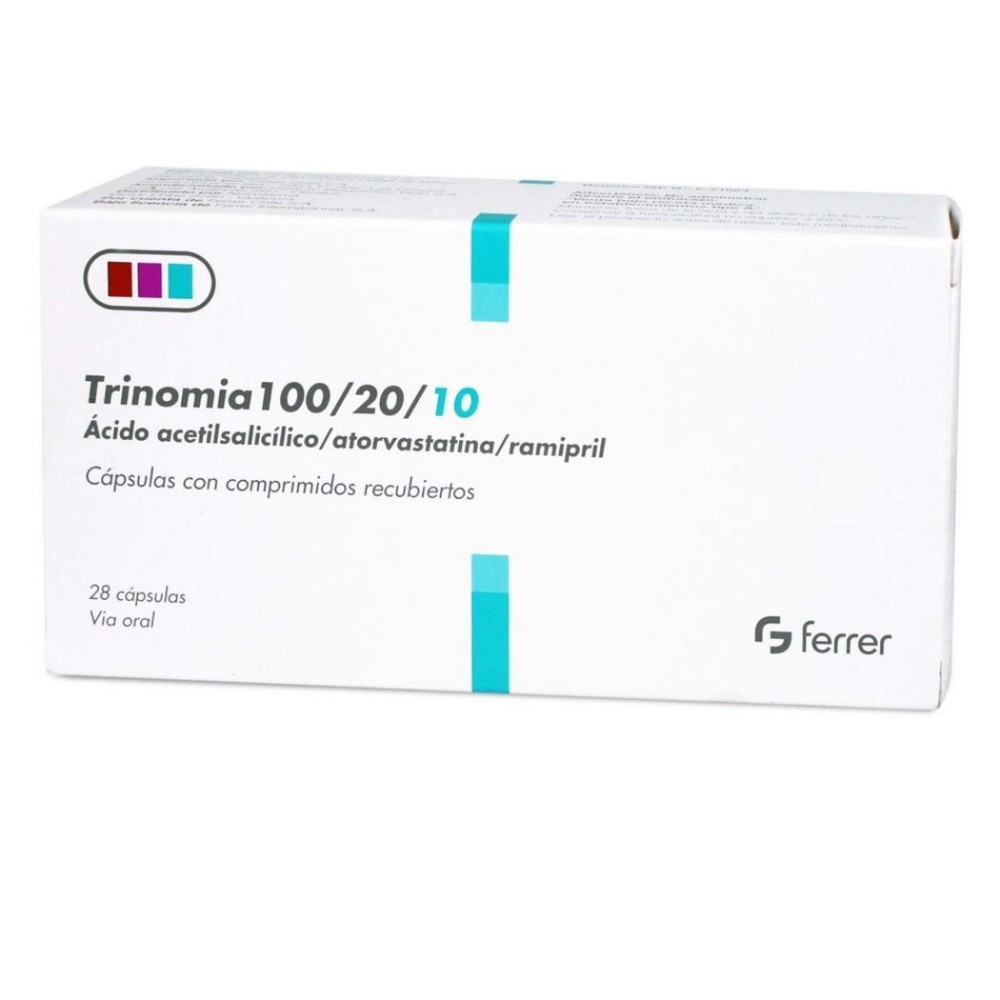 Trinomia 100mg/20mg/10mg 28Cap.