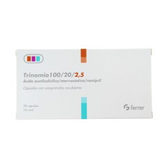 Trinomia 100mg/20mg/2.5mg 28Cap.