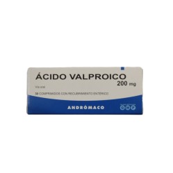 Ácido Valproico 200mg 30 Comprimidos Recubiertos  PRECIO UN MEDIDA $187