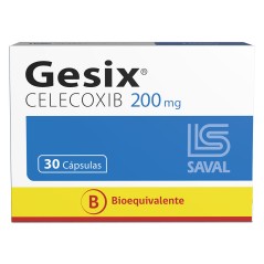 Gesix (B) Celecoxib 200mg 30 Cápsulas
