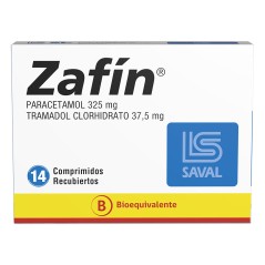 Zafín Paracetamol / Tramadol 14 Comprimidos Recubiertos