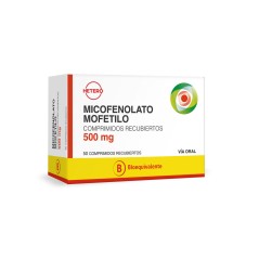 Micofenolato Mofetilo (B) 500mg 50 Comprimidos Recubiertos