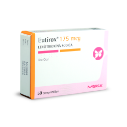 Eutirox (R) Levotiroxina 175mcg 50 Comprimidos