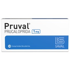 Pruval Prucaloprida 1mg 30 Comprimidos Recubiertos