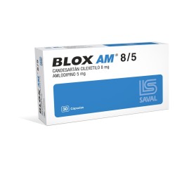 Blox AM 8/5 Candesartán / Amlodipino 30 Cápsulas