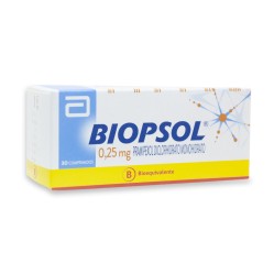 Biopsol (B) Pramipexol 0.25mg 30 Comprimidos