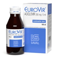 EuroVir Aciclovir 200mg/5ml Jarabe 100ml