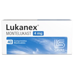 Lukanex Montelukast 4mg 40 Comprimidos Recubiertos