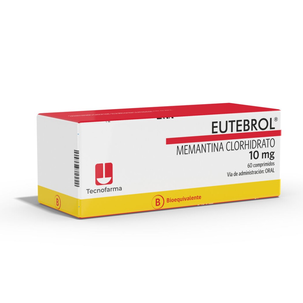 Eutebrol (B) Memantina 10mg 60 Comprimidos