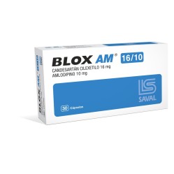 Blox AM 16/10 Candesartán / Amlodipino 30 Cápsulas