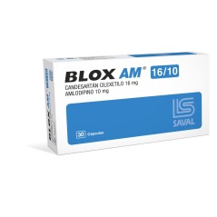 Blox AM 16/10 Candesartán / Amlodipino 30 Cápsulas