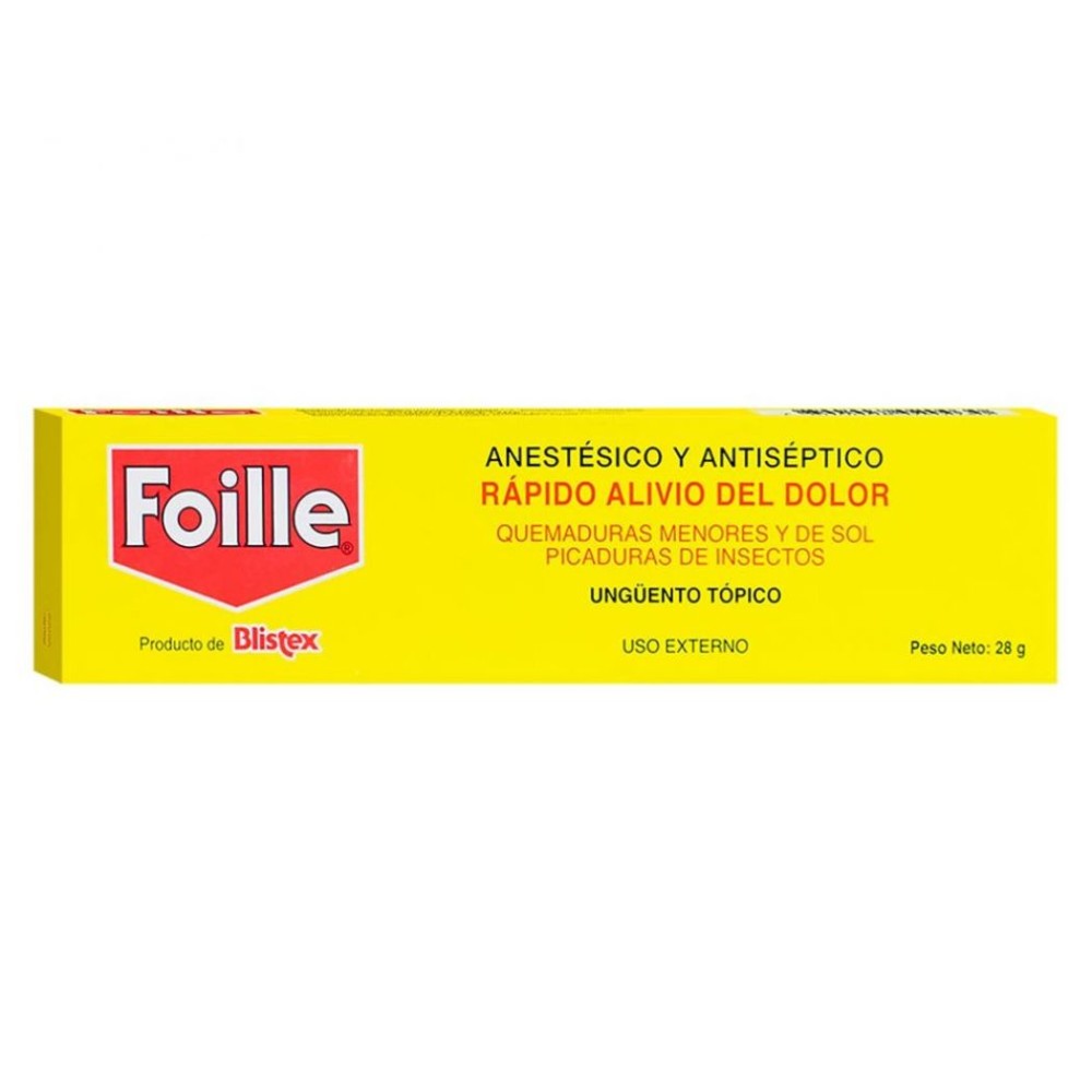 Ungüento Anestésico y Antiséptico Foille Blistex 28g