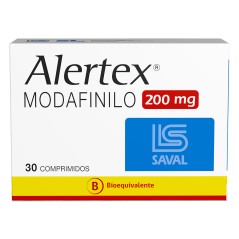 Alertex Modafinilo 200mg 30 Comprimidos