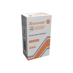 Brexovent LF Fluticasona 125mcg Inhalación 120 Dosis