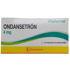 Ondansetrón (B) 4mg 8 Comprimidos Bucodispersables