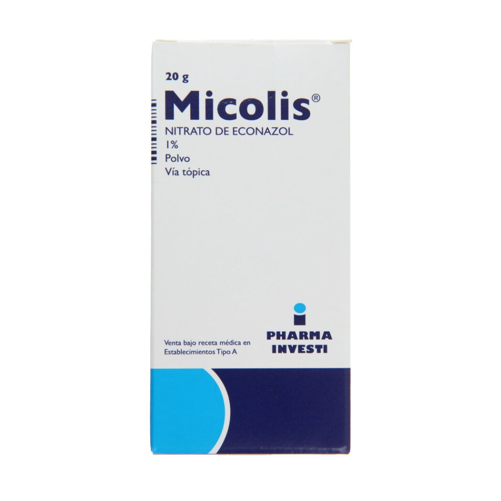 Polvo Tópico Micolis Econazol 1% 20g