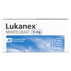 Lukanex Montelukast 5mg 40 Comprimidos Recubiertos