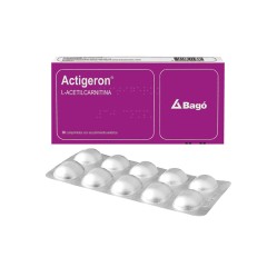 Actigeron L-Acetilcarnitina 500mg 30 Comprimidos Recubiertos