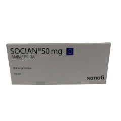 Socian Amisulprida 50mg 30 Comprimidos