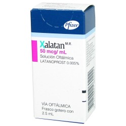 Xalatan Latanoprost 50mcg Solución Oftálmica 2.5ml