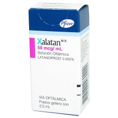 Xalatan Latanoprost 50mcg Solución Oftálmica 2.5ml